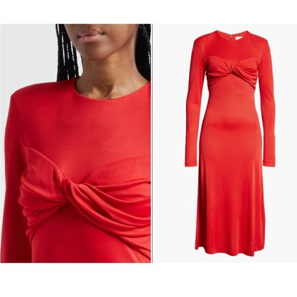 Farm Rio Twisted Cup Midi Dress XL - Picture 2 of 8